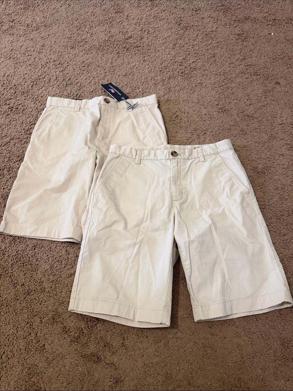 2 pairs of size 14 Vineyard Vines khaki shorts